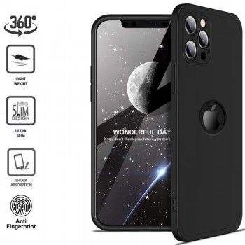 3 dalių plastikinis dėklas - juodas (telefonui Apple Iphone 12) 3 dalių plastikinis dėklas - juodas (telefonui Apple Iphone 12)